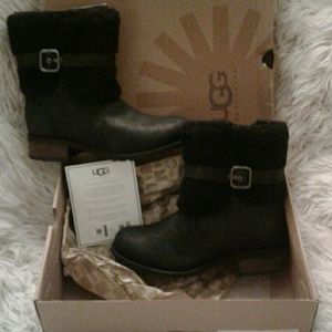 Ugg black boots.